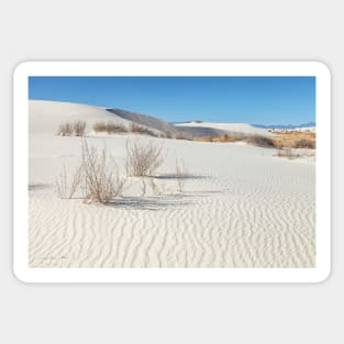 White Sand Dunes Sticker